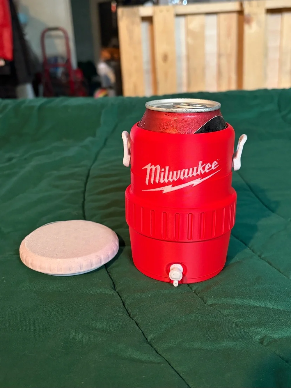 Red Mini Drink Cooler Dispenser - Portable Party Cooler